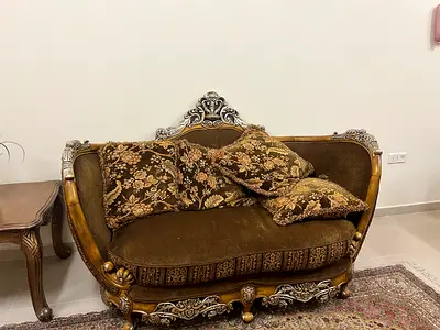 Antique Arabic Style Majlis 4 Sofa Set