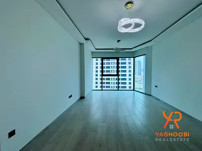 استوديو بالطابق العلوي | مناظر أفق JLT | شرفة
