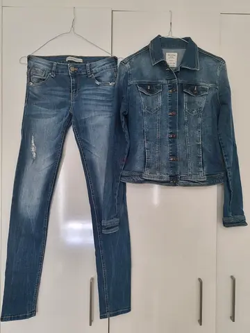 Jacket and Jeans Set for Girls