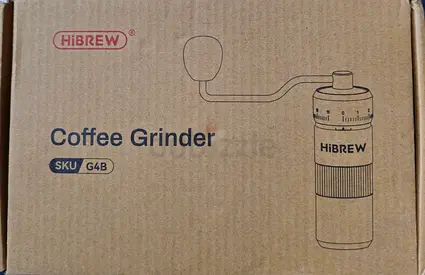 HiBREW Manual Coffee Grinder - Portable Hand Mill (New)