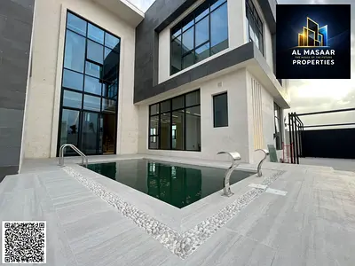 Own a luxury villa in Al Yasmin, Ajman | 6 master bedrooms, 6200 sq ft land area, with a luxurious