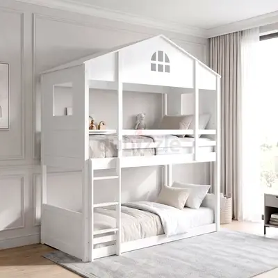 Pan Home House Bunk Bed + Mattresses – Half Retail Price