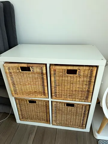 IKEA unit white with 4 baskets
