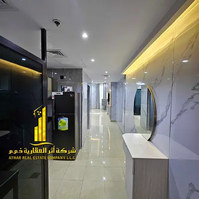 اول ساكن مع مطبخ منفصل افخم وارقى استوديو مفروش بالكامل للايجار الشهري في ابراج الهورايزون
