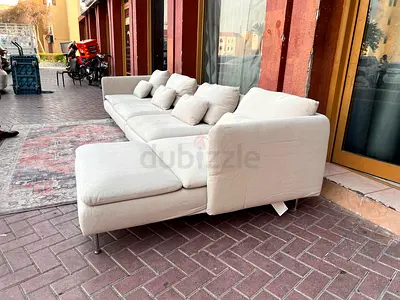 Comfortable IKEA Sodhremn L Shape Sofa Beige