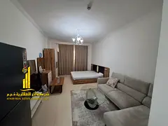 Luxury second-occupancy studio with separate kitchen and open view. Fully furnished. ✨ Ajman, Jasm