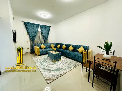 🏡 For monthly rent – ​​The most luxurious and elegant one-bedroom apartment in Al Nuaimiya 1, near Kuwait Street, next to the Pakistani School, with