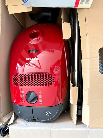 Used Miele Compact S2111 Cylinder Vacuum Cleaner - Red