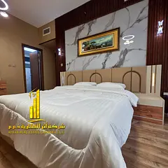 Super deluxe one-bedroom apartment with sea view in Ajman - Al Rashidiya 1 - Oasis Towers - furnishe