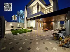 Luxury villa with air conditioning, electricity, and water, spacious, in Al Rawda area, directly fro