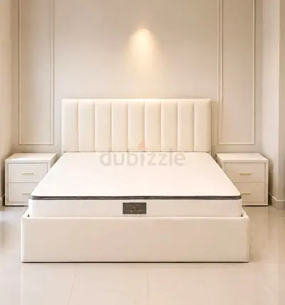 New Queen size bed with mattress family bed double bed Queen bed storage good Quality