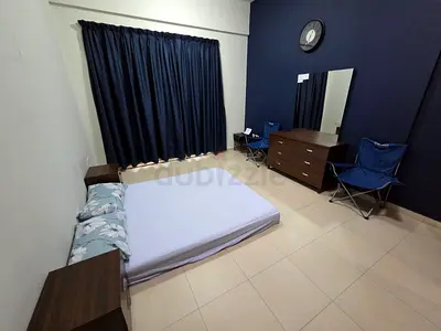 Queen Size Mattress with Dressing and 2 Night Stands