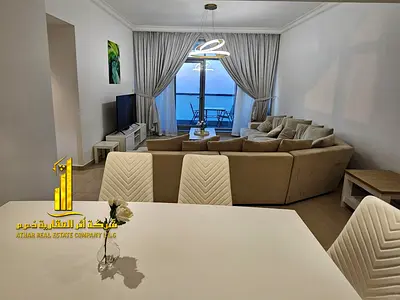باطلالة بحرية | شقة غرفتين وصالة مفروشة | أبراج الكورنيش ريزيدنس | للايجار الشهري | شامل الفواتير والإنترنت | جيم ومسبح وباركنج
