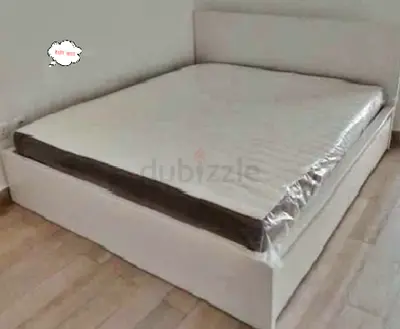 IKEA Malam queen size bed 160/200cm bed with 2 storage drawers underneath  and Ikea mattress