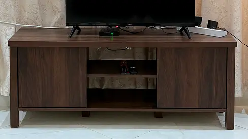Elegant Wooden TV Cabinet / Storage Unit  100 AED