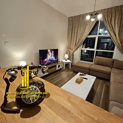 Fully furnished one-bedroom apartment ( 2 bathrooms ) with a hall, with balcony, including all servi