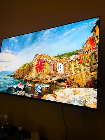 Philips 65” QLED Google TV with Dolby Atmos and Ambient light features. Almost new 2024 model