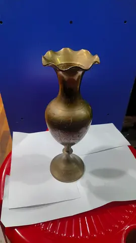 Brass Decorative Vase- 25cm height, 10cm length