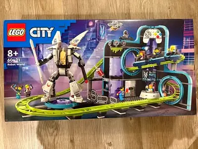 FLASH SALE BRAND NEW LEGO 60421 CITY ROBOT WORLD ROLLERCOASTER PARK