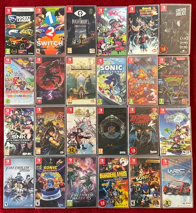 Nintendo switch games 120 dhs