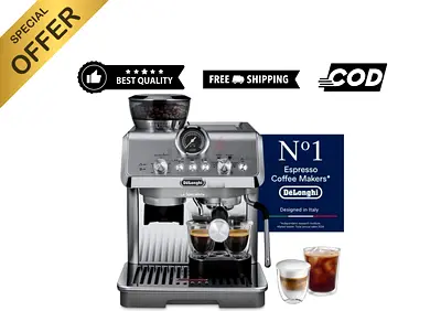 De'Longhi La Specialista Opera Espresso Machine Cold Brew, Built-in Grinder, Smart Tamping EC9555.M