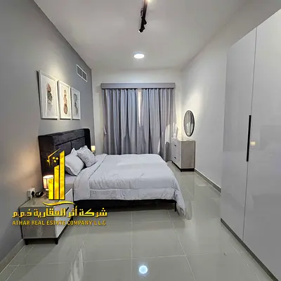 افخم وارقى غرفة وصاله مفروشه بالكامل فرش VIP جديد للايجار الشهري في الجرف 2 بجانب مدرسة الاقصى