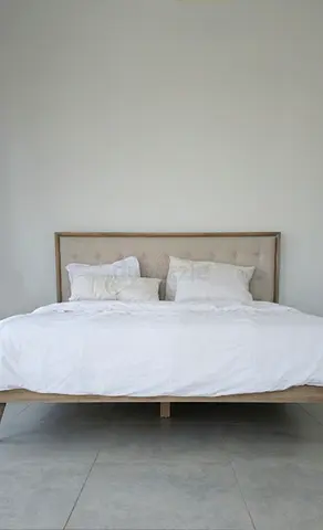 Homes r Us King Size Bed Frame (+ medical/orthopedic mattress)