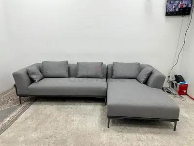 Almost like new condition marina home lshape sofa