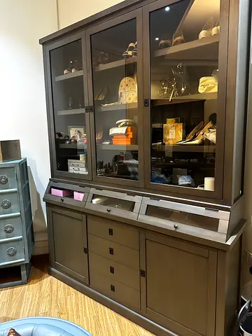 THE ONE FUSION sectional vitrine display storage cabinet shelf bookshelf bookcase wood H228 W186 D47