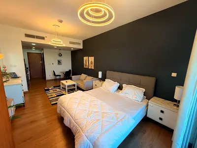 Monthly or Yearly, Your Choice 🔥 || Newly Furnished Studio In High Rise Tower || Near RTA Station