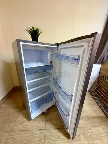 Single-door Silver Refrigerator with Freezer- Good Condition