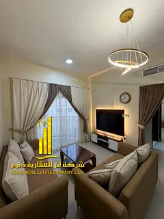 Luxury apartment for monthly rent - one bedroom and a hall with a balcony open view, fully furnished