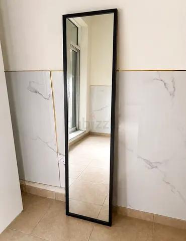 🪞 Full-Length Black Frame Mirror – 40 × 150 cm