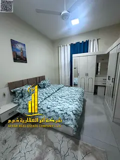 🏡The most luxurious and elegant fully furnished two-bedroom apartment in Al Rawda 3, near Sheikh 