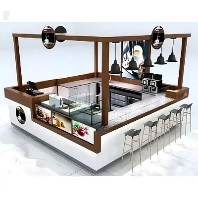 Modern coffee kiosk