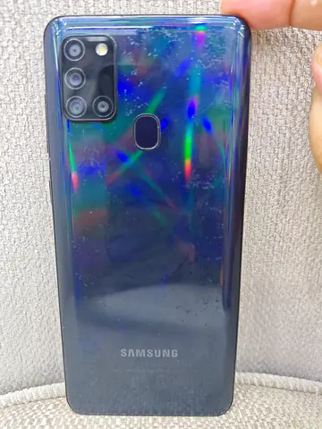 Samsung Galaxy A21s 4/64 smartphone - good condition, rear fingerprint, quad camera