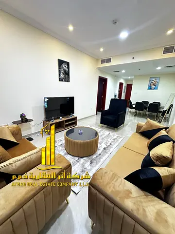 ✨ أفخم شقة غرفة وصالة للإيجار الشهري في الرميله بالقرب من كورنيش عجمان - ✨ استمتع بأرقى أسلوب حياة! شقة غرفة وصالة مفروشة بالكامل بفرش جديد ومميز، جاه