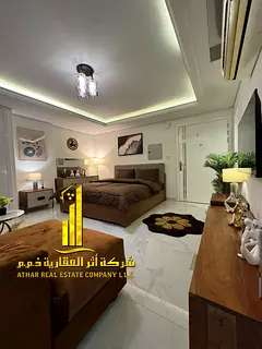 A golden opportunity! Luxurious, fully furnished studio apartment for monthly rent in Al Tallah, Ajm