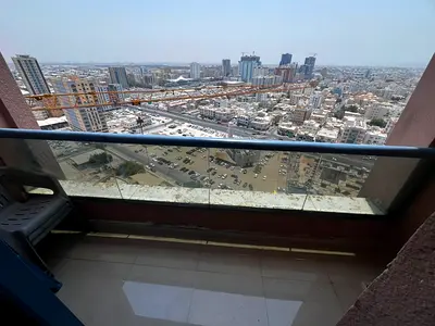 A great opportunity to rent a spacious fully furnished studio in Al Nuaimiya Tower C, featuring an open-view balcony and free parking, in a prime loca
