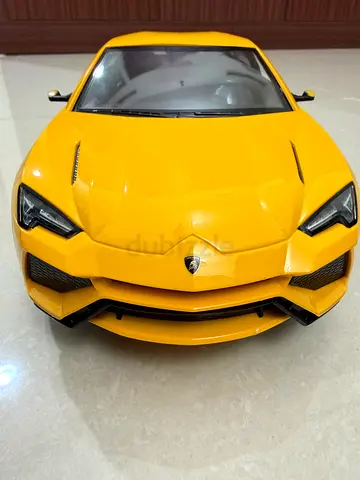Yellow Lamborghini Remote Control Car Toy - 1:12 Scale