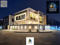 Corner villa in Al Yasmin Gardens area, land area 3500 square feet. Price includes registration and 