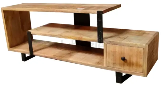 Solid wood TV table