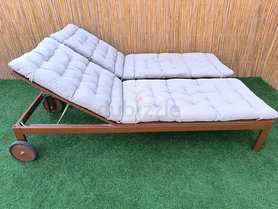 IKEA Pool Sunbed Reclining Wooden Loungers