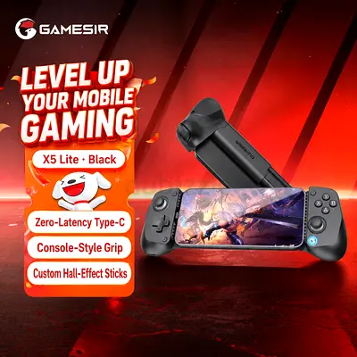 GameSir Mobile Gaming Controller Grip — Adjustable Phone Gamepad