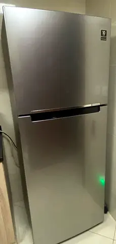 Stainless Steel Top Freezer Refrigerator - Good Condition