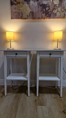 Bedside tables with drawers