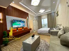 Luxury second-occupancy studio with separate kitchen and open view. Fully furnished. ✨ Ajman, Falc