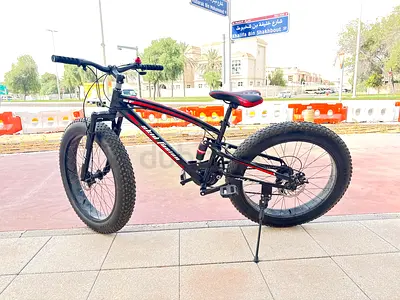 Used Fat Tire Mountain Bike - Good Condition, Ready to Ride, Brand- Skid Fusion Dual Suspension