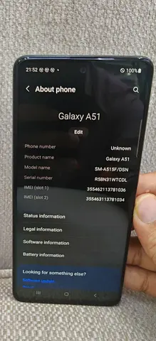 Samsung Galaxy A51 4/128- Good Working Condition