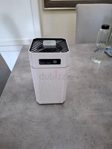 Compact white HEPA air purifier